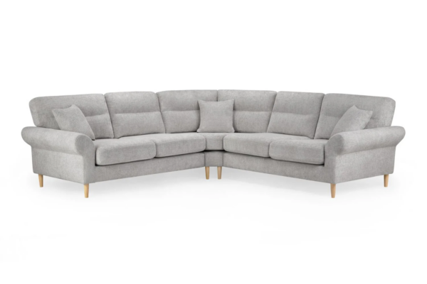 bedworld Florence Silver Large Corner Sofa