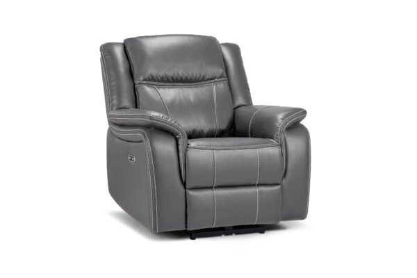 bedworld Galaxy Tech Recliner Grey Armchair Sofa