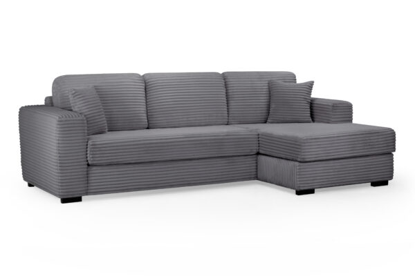 bedworld Harmony Grey Right Hand Corner Sofa