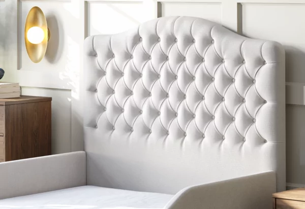 Bedworld Harper Kids Ottoman Bed With Safety Rail