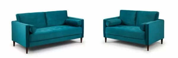 bedworld Harper Plush Teal 3+2 Set Sofa