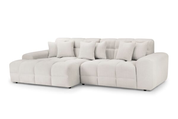 bedworld Jacob Beige Left Hand Corner Sofa