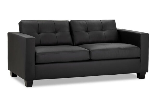 bedworld Jerry Black 3 Seater Sofa