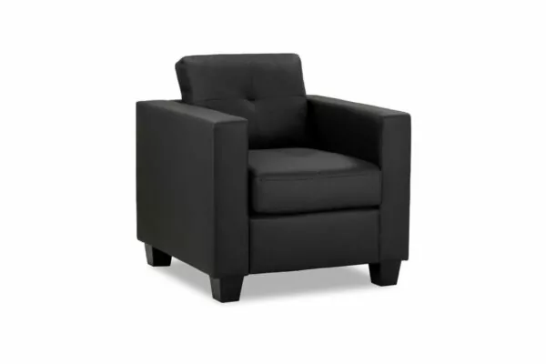 bedworld Jerry Black Armchair Sofa