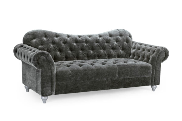 bedworld Jubilee Black 3 Seater Sofa