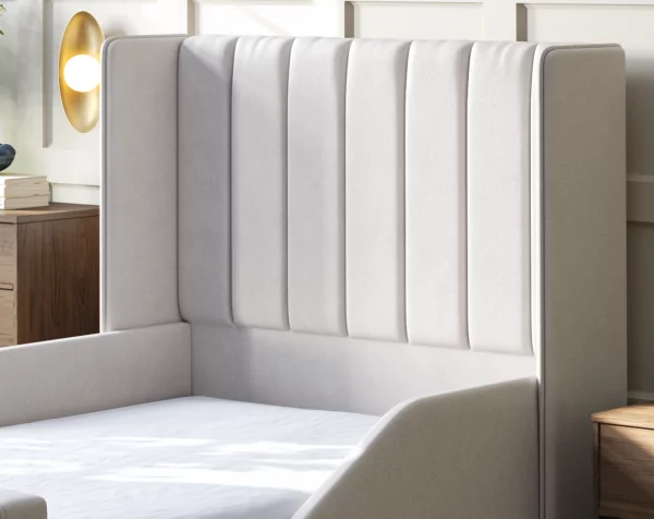 Bedworld Kaydie Kids Ottoman Bed With Safety Rail