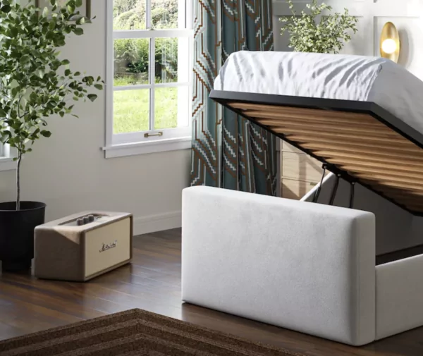 Bedworld Kaydie Kids Ottoman Bed With Safety Rail