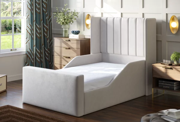 bedworld Kaydie Kids Ottoman Bed With Safety Rail