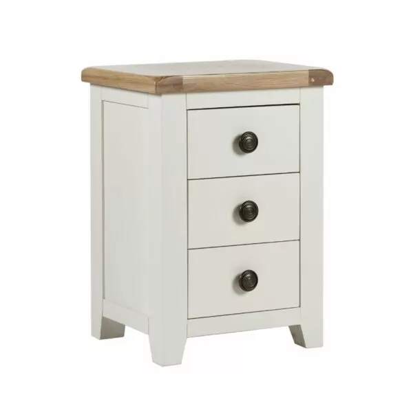 bedworld Maine 3 Drawer Bedside