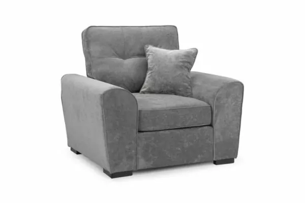 bedworld Maxwell Grey Armchair Sofa