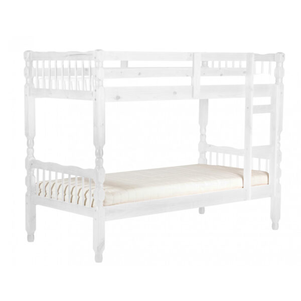 bedworld Milano White Wash Bunk Bed