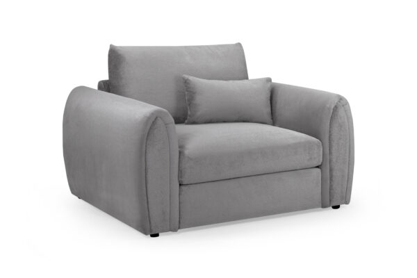 bedworld Mirabel Grey Armchair Sofa