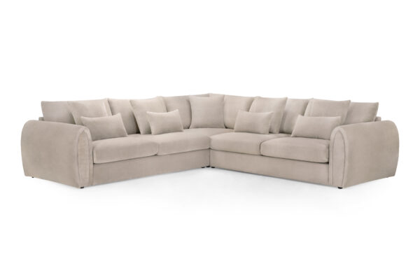 bedworld Mirabel Mocha Large Corner Sofa