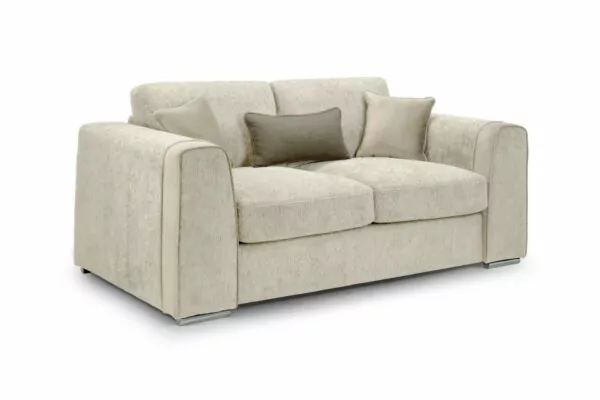 bedworld Naples Beige 2 Seater Sofa