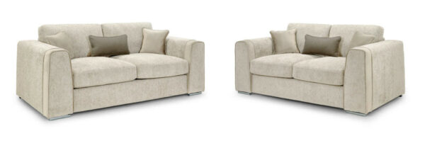 bedworld Naples Beige 3+2 Set Sofa
