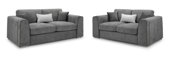 bedworld Naples Grey 3+2 Set Sofa