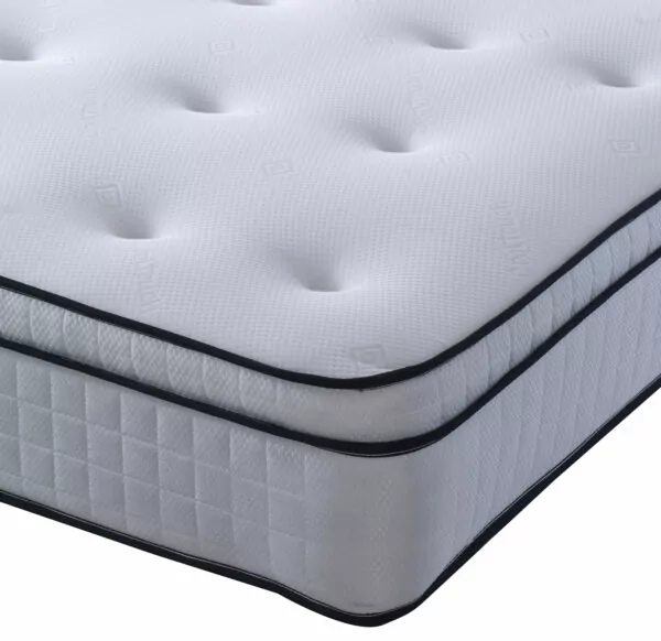 bedworld PillowTop Memory Foam Gel Mattress