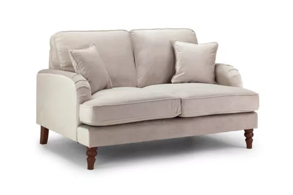 bedworld Rupert Beige 2 Seater Sofa