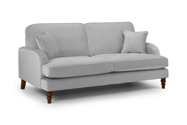 bedworld Rupert Grey 3 Seater Sofa