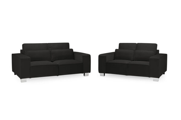 bedworld Sloane Black 3+2 Set Sofa