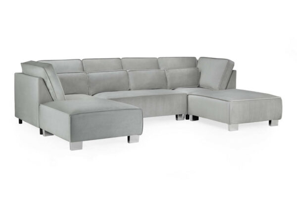 bedworld Sloane Grey U Shape Corner Sofa