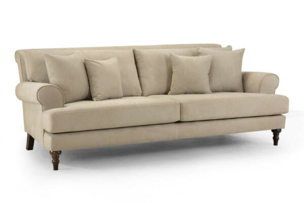 bedworld Summer Beige 4 Seater Sofa