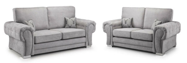 bedworld Verona Grey 3+2 Set Fullback Sofa
