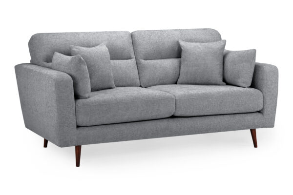 bedworld Zenith Grey 3 Seater Sofa