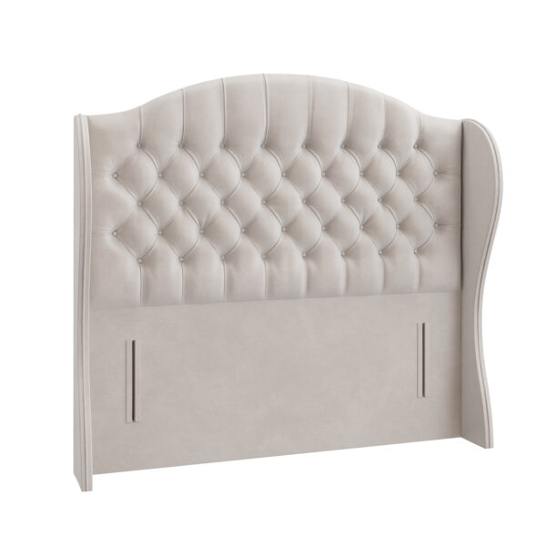 Bedworld Belgravia Chesterfield Wing Floor Standing Headboard