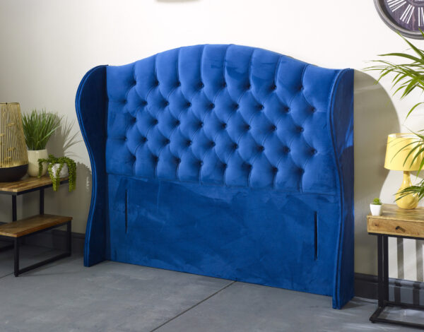 Bedworld Belgravia Chesterfield Wing Floor Standing Headboard