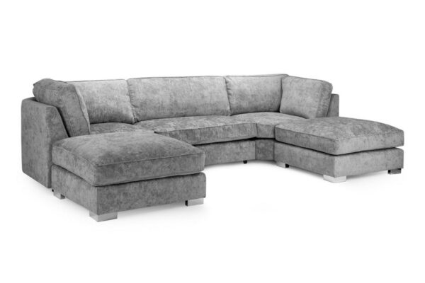bedworld Bishop Platinum U Shape Corner Fullback Sofa