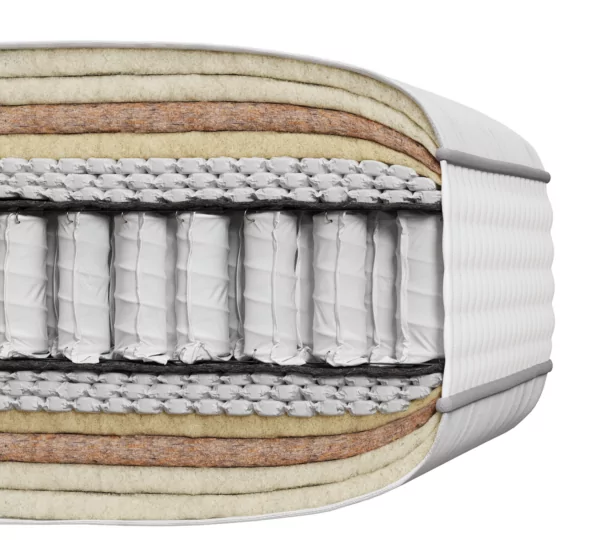 bedworld Cashmere Alpaca British Wool 19000 Pocket Natural Mattress