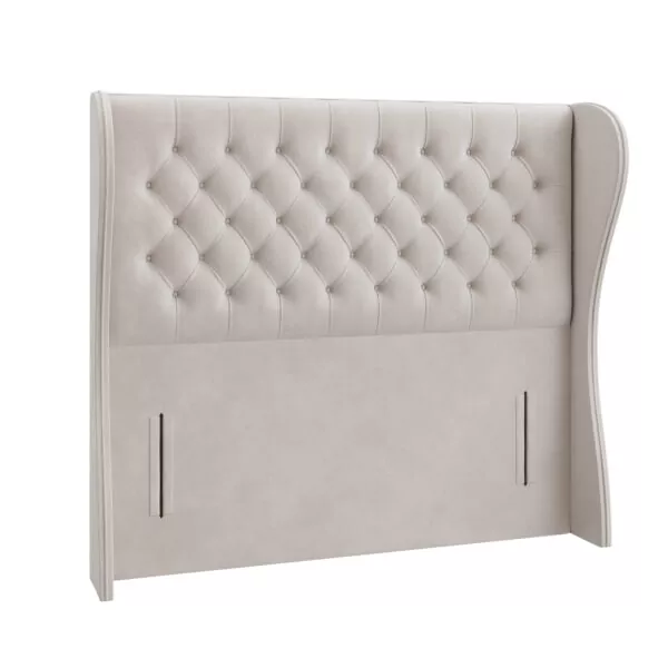 Bedworld Giovana Chesterfield Wing Floor Standing Headboard