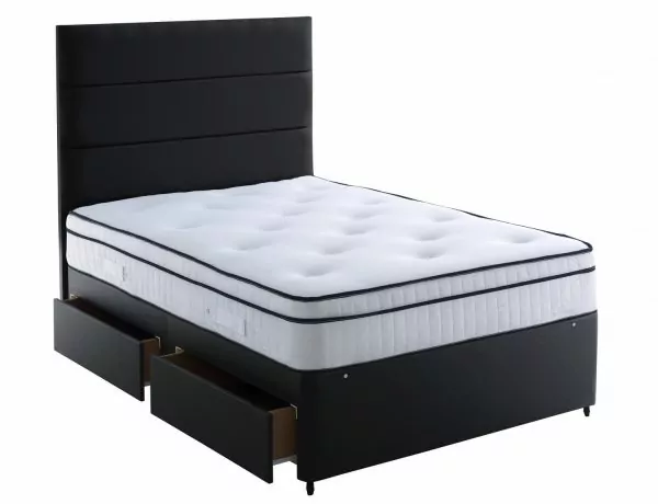 bedworld Joseph Spring 2000 Memory Foam Pillow Divan Bed