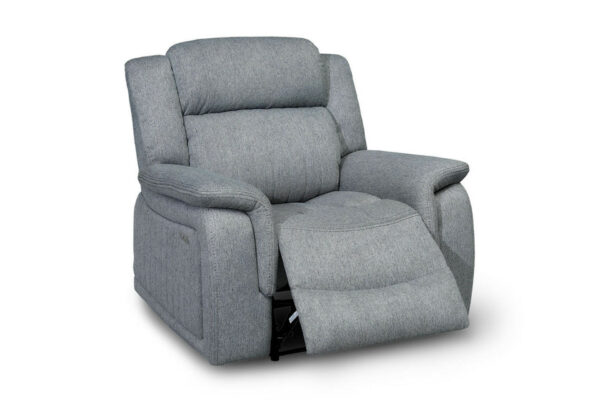 bedworld Linden Grey Armchair Electric Recliner Sofa