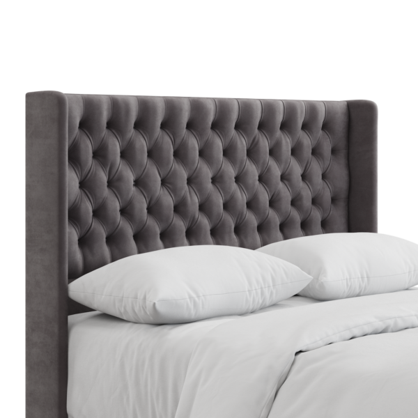 bedworld Sydney Chesterfield Wing Floorstanding Headboard