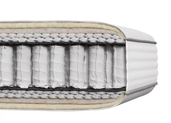 bedworld Wool Cotton Flax Hemp 16000 Pocket Natural Mattress