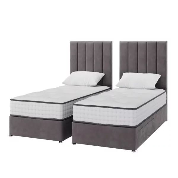 Bedworld Zip And Link 2000 Pocket Spring Orthopaedic Divan Set