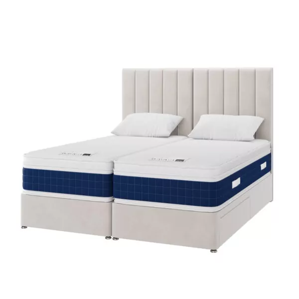 bedworld Zip and Link Hotel Standard 3000 Memory Pillowtop Divan Set