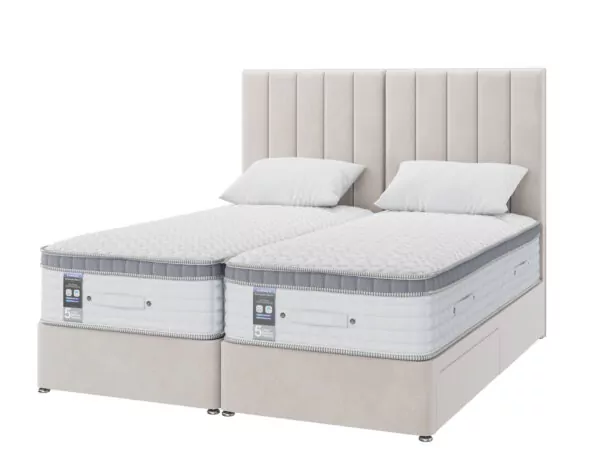 bedworld Zip and Link Peninsula 4000 Pocket Spring Divan Set