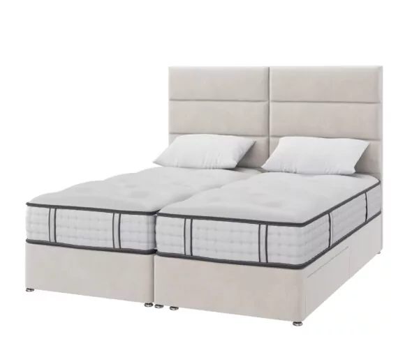 bedworld Zip and Link Sultan 2000 Pocket Spring Divan Set