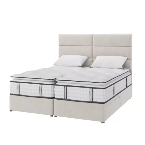 bedworld Zip and Link Sultan 3000 Pocket Pillowtop Divan Set