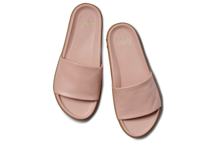 Beek Chick Leather Platform Sandal Blush