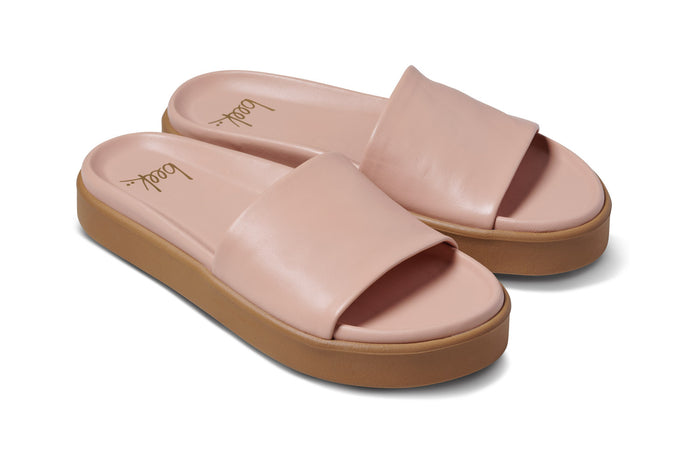 beek Chick Leather Platform Sandal Blush