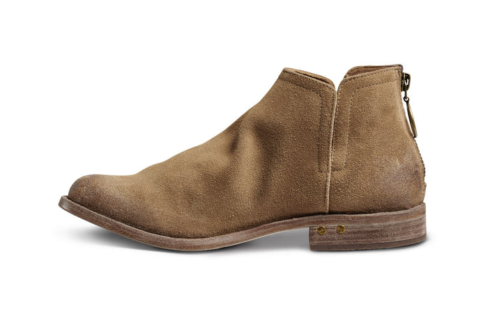Beek Falcon Suede Ankle Bootie Chestnut