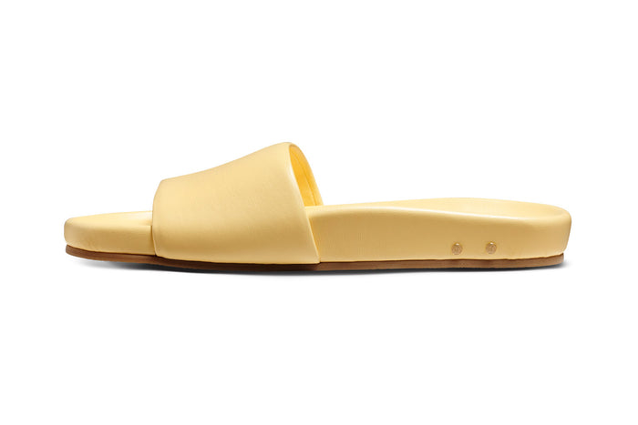 Beek Gallito Leather Slide Sandal Glow