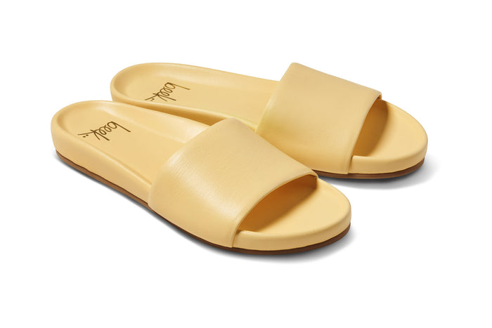 beek Gallito Leather Slide Sandal Glow