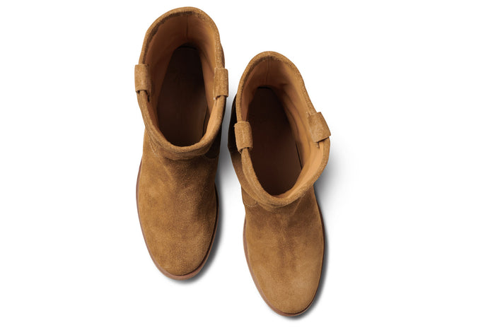 Beek Grouse Slouchy Suede Boot Chestnut