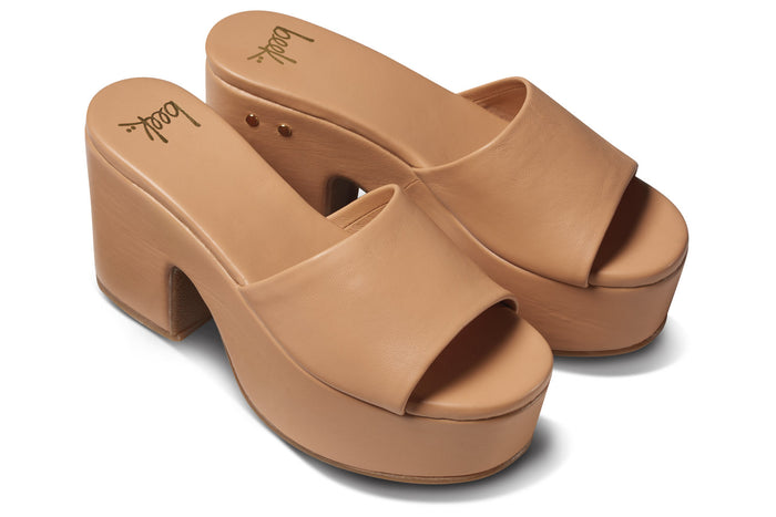 beek Ibis Platform Heeled Sandal Beach