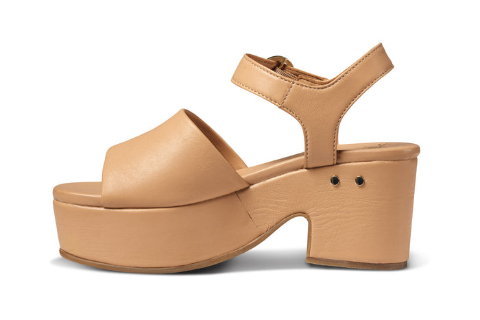 Beek Inca Platform Heeled Sandal Beach